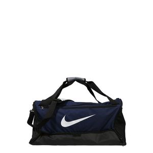NIKE Športová taška 'BRSLA M DUFF - 9.0' biela / námornícka modrá vyobraziť