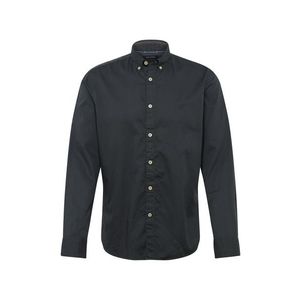 Marc O'Polo Biznis košeľa 'Button dow n, long sleeve, one pocket, inser' tmavosivá vyobraziť