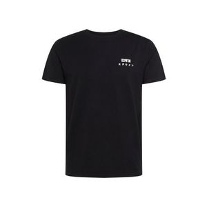 EDWIN Tričko 'Edwin Logo Chest TS Cotton single jersey' čierna vyobraziť