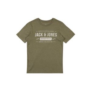 Jack & Jones Junior Tričko biela / olivová vyobraziť