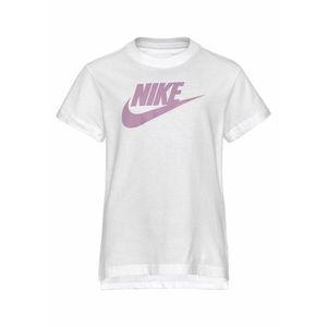 Nike Sportswear Funkčné tričko biela / ružová vyobraziť