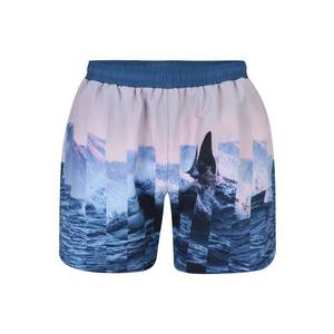 BOSS Plavecké šortky 'Paradise Fish' modrá vyobraziť