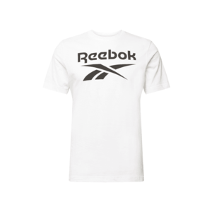 Reebok Sport Funkčné tričko biela / čierna vyobraziť