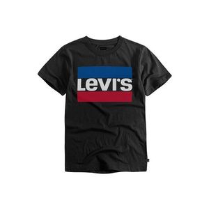 LEVI'S Tričko čierna / biela / červená / kráľovská modrá vyobraziť