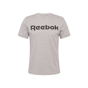 Reebok Sport Funkčné tričko čierna / sivá melírovaná vyobraziť