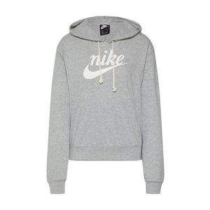 Nike Sportswear Mikina 'W NSW GYM VNTG HOODIE HBR' sivá / biela vyobraziť