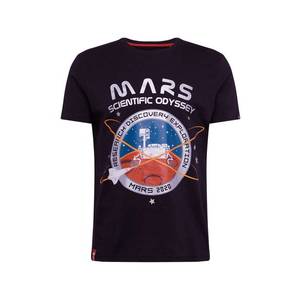 ALPHA INDUSTRIES Tričko 'Mission To Mars T' sivá / čierna vyobraziť