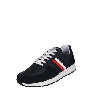 TOMMY HILFIGER Nízke tenisky biela / červená / tmavomodrá vyobraziť