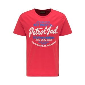 Petrol Industries Tričko červená / biela / modrá vyobraziť