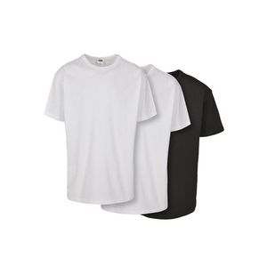 Urban Classics T-Shirt biela / čierna vyobraziť