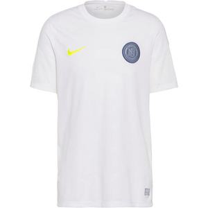 NIKE Funkčné tričko 'FC' biela / neónovo žltá vyobraziť