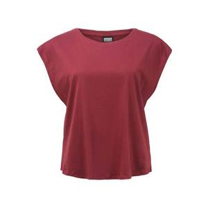 Urban Classics Curvy Tričko 'Basic Shaped Tee' čerešňová vyobraziť