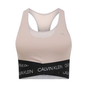 Calvin Klein Performance Športová podprsenka čierna / béžová vyobraziť
