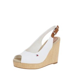 TOMMY HILFIGER Remienkové sandále 'ELENA 57D3' biela / béžová vyobraziť