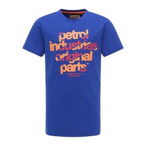 Petrol Industries Tričko červená / modrá / oranžová vyobraziť