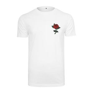 Mister Tee Plus Size Tričko 'Rose' biela / svetločervená / smaragdová vyobraziť
