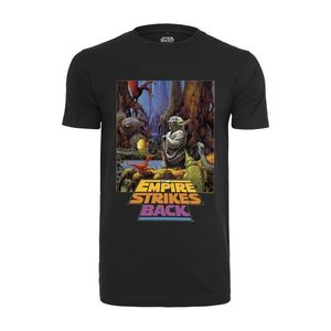 Mister Tee Tričko 'Star Wars Yoda Poster' čierna / zmiešané farby vyobraziť