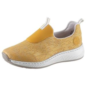 RIEKER Slip-on obuv žltá melírovaná vyobraziť