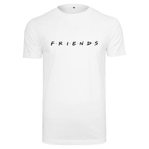 Mister Tee Tričko 'Friends' biela / čierna vyobraziť