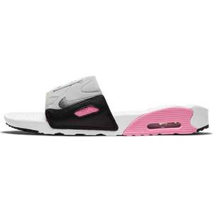 Nike Sportswear Šľapky biela / sivá / ružová vyobraziť