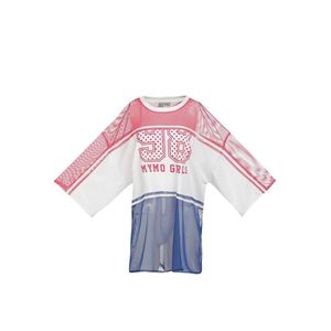 myMo ATHLSR Funkčné tričko prírodná biela / modrá / pitaya / ružová vyobraziť