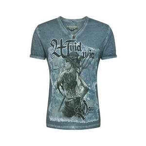 STOCKERPOINT Krojové tričko 'Rebel Soul' sivá / biela / modrosivá / čierna vyobraziť