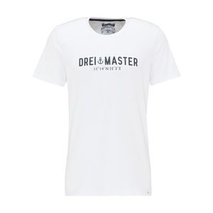 DreiMaster Vintage Tričko biela / čierna vyobraziť