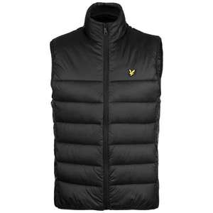 Lyle & Scott Vesta čierna / žltá vyobraziť