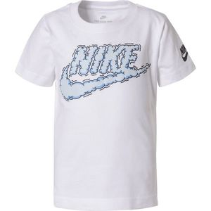 Nike Sportswear Tričko biela / čierna / svetlomodrá vyobraziť
