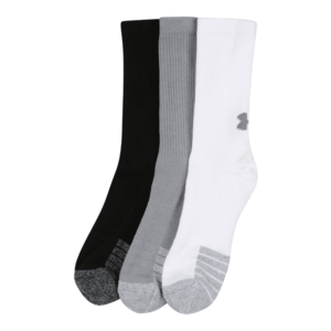 UNDER ARMOUR Športové ponožky sivá / biela / čierna vyobraziť