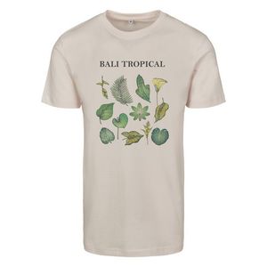 Merchcode Tričko 'Bali Tropical' pastelovo ružová / čierna / nefritová / svetlozelená vyobraziť