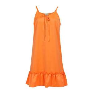 MYMO Letné šaty neónovo oranžová vyobraziť