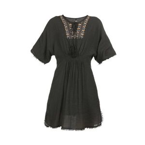 DreiMaster Vintage Letné šaty tmavozelená / ružová / modrosivá / tmavožltá vyobraziť
