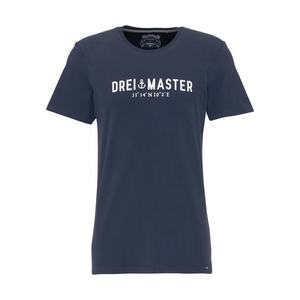 DreiMaster Vintage Tričko námornícka modrá / biela vyobraziť