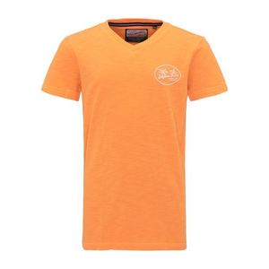 Petrol Industries Tričko oranžová / biela vyobraziť