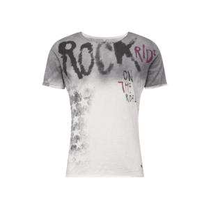 Key Largo Tričko 'Rocky' sivá / béžová / grafitová / rubínová vyobraziť
