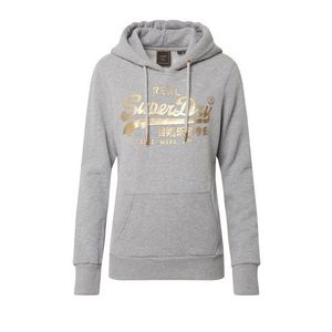 Superdry Mikina sivá melírovaná / bronzová vyobraziť