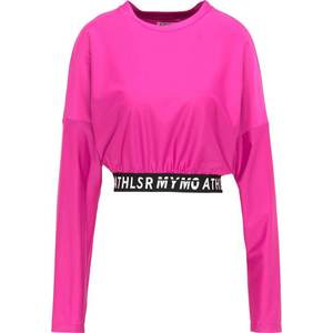 myMo ATHLSR Funkčné tričko čierna / biela / ružová vyobraziť