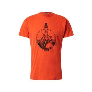 Derbe Tričko 'Bell Rock' oranžovo červená / čierna vyobraziť