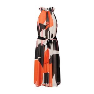 Esprit Collection Šaty ružová / oranžovo červená / biela / čierna vyobraziť