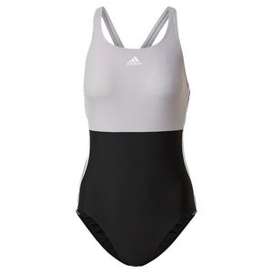 ADIDAS PERFORMANCE Športové jednodielne plavky čierna / svetlosivá / biela vyobraziť
