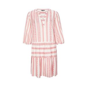 COMMA Košeľové šaty ružová / biela vyobraziť