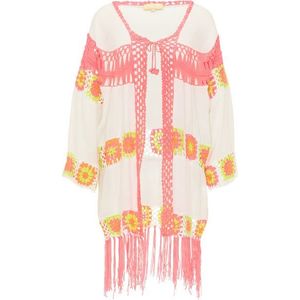 MYMO Kimono biela / žltá / rosé vyobraziť