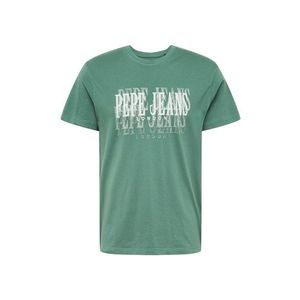 Pepe Jeans Tričko 'SNOW' biela / zelená vyobraziť
