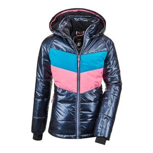 KILLTEC Zimná bunda 'Fiames' tmavomodrá / svetlomodrá / svetloružová vyobraziť