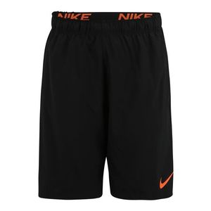 NIKE Športové nohavice 'Flex' čierna / oranžová vyobraziť