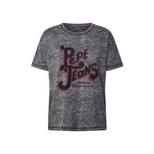 Pepe Jeans Tričko 'Debby' sivá melírovaná / červená vyobraziť