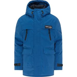 Petrol Industries Zimná bunda nebesky modrá / čierna / svetlosivá vyobraziť