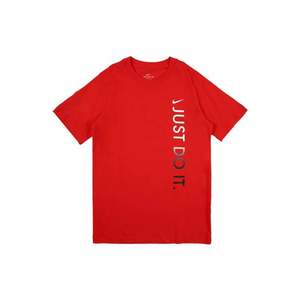 NIKE Funkčné tričko čierna / červená / biela vyobraziť