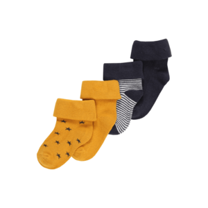 Noppies Ponožky žltá / námornícka modrá vyobraziť
